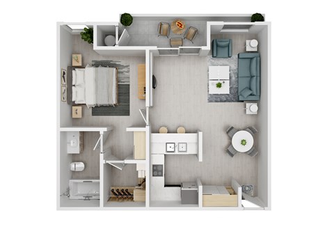 1Bedroom C3 Floorplan